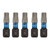 Draper Expert TX-STAR® Impact Screwdriver Bits, T30 x 25mm, 1/4" Hex (Pack of 5) - 05496_2.jpg