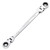 Draper HI-TORQ® Metric Flexible Head Double Ring Ratchet Spanner, 8 x 9mm - 27744_1.jpg