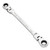 Draper HI-TORQ® Metric Flexible Head Double Ring Ratchet Spanner, 10 x 11mm - 27745_3.jpg