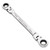Draper HI-TORQ® Metric Flexible Head Double Ring Ratchet Spanner, 14 x 15mm - 27747_3.jpg