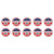 Red PVC Electrical Insulation Tape, 19mm x 20m (Pack of 10) - 29530_2.jpg
