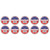 Brown PVC Electrical Insulation Tape, 19mm x 20m (Pack of 10) - 29507_2.jpg