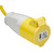 Defender E85121 110V Extension Lead Yellow 2.5mm², 16A, 14m - 36395_4.jpg