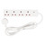 4 Way White Extension Lead, 2m - 30891_2.jpg