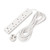 4 Way White Extension Lead, 5m  - 30899_1.jpg