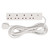 4 Way White Extension Lead, 5m  - 30899_2.jpg