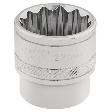 Draper Expert HI TORQ 12 Point Socket 3 8 Sq Dr 22mm 32800 draper-expert-hi-torq-12-point-socket-3-8-sq-dr-22mm-32800