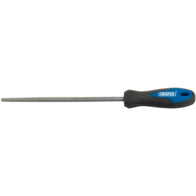 Draper Rasp Set Soft Grip Engineers Round Cabinet Rasp, 200mm (44959) | Draper Tools