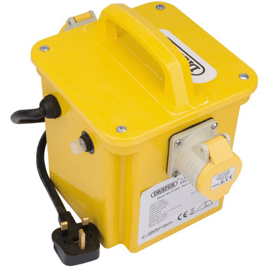 230V to 110V Portable Site Transformer, 1.5kVA (31263)