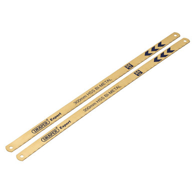 Draper Expert Bi-Metal Hacksaw Blades, 300mm, 24tpi (Pack of 2