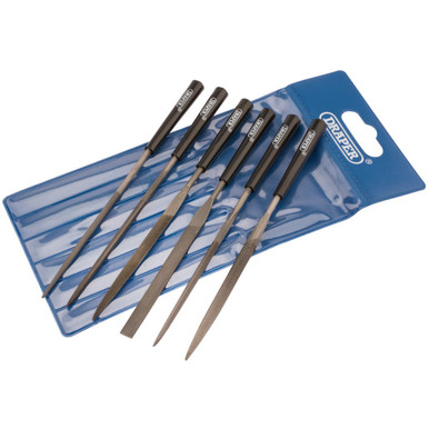 Needle File Set, 140mm (6 Piece) (82577) | Draper Tools
