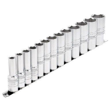 Imperial Deep Socket on a Metal Rail, 1/2