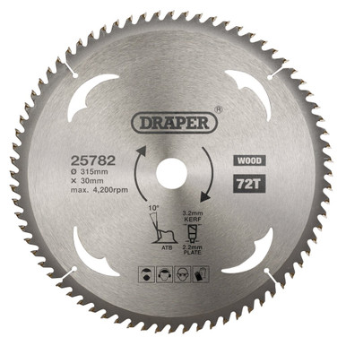 60T x 140mm HOUT tct zaagblad - asgat 20mm SPERO