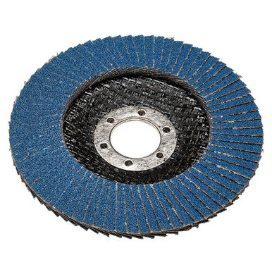 Zirconium Oxide Flap Disc, 115 x 22.23mm, 80 Grit (84042) | Draper Tools