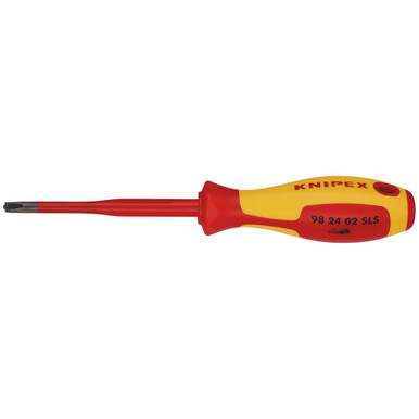 Knipex 98 00 24 Insulated Open-End Wrench - 24mm Chrome Vanadium Steel Tool