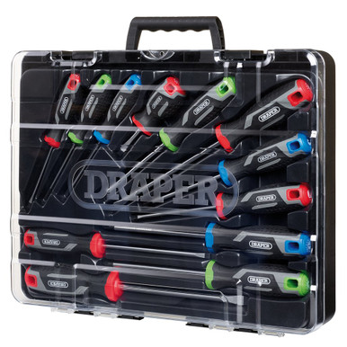 Draper Redline 68013 Soft Grip Schroevendraaier Set (6-delig
