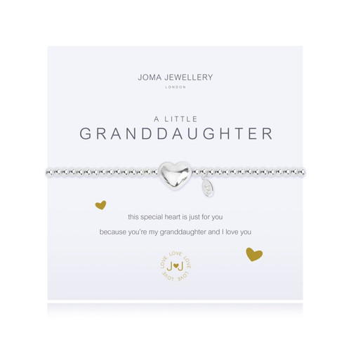 a little GRANDDAUGHTER - silver bracelet