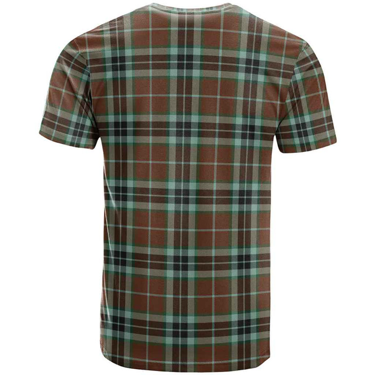 Scottish Thomson Hunting Modern Clan Tartan T-Shirt Tartan Plaid Back Side
