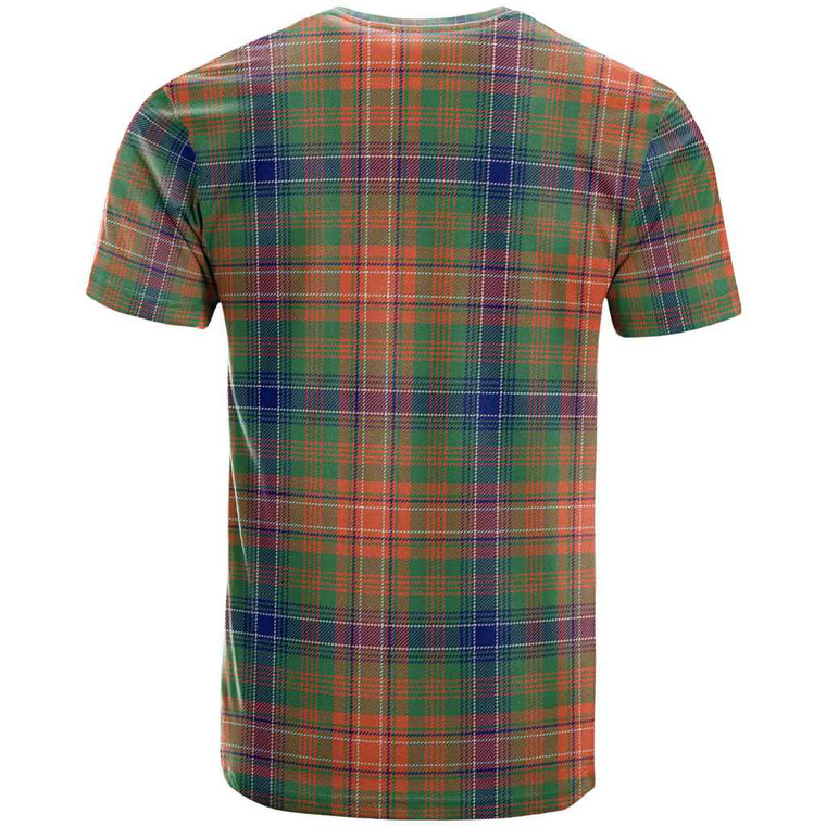 Scottish Wilson Ancient Clan Tartan T-Shirt Tartan Plaid Back Side