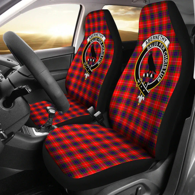 Abernethy Clan Crest Tartan Car Seat Covers 2