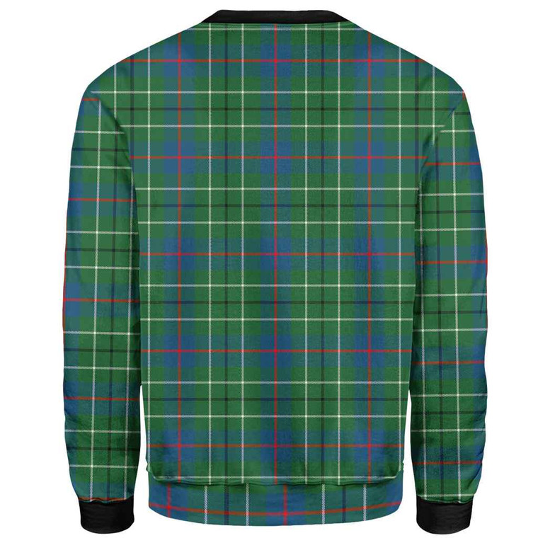 Scottish Duncan Ancient Clan Tartan Sweatshirt Back Side Tartan Blether