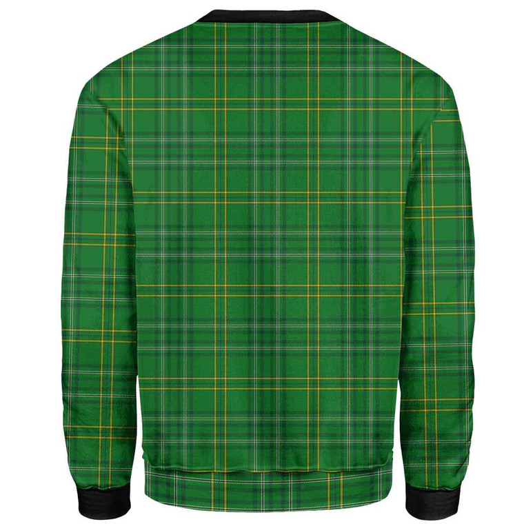Scottish Wexford County Clan Tartan Sweatshirt Back Side Tartan Blether