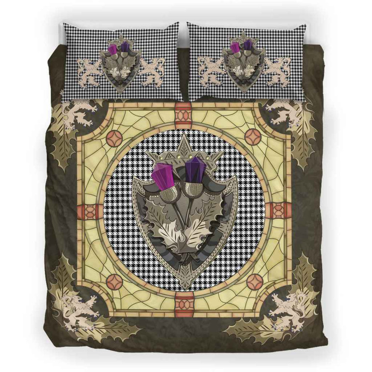 Scottish Shepherd Clan Tartan Bedding Set - Crystal Thistle Shield Tartan Blether 2
