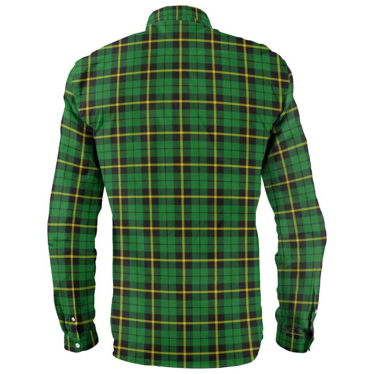 Scottish Wallace Hunting - Green Clan Tartan Long Sleeve Shirt Tartan Blether 2