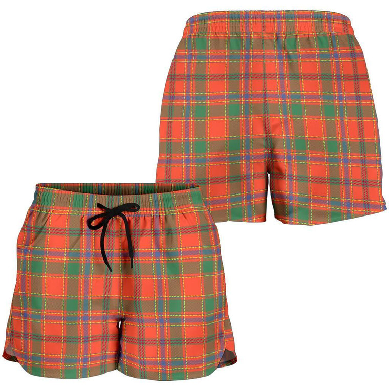 Scottish Munro Ancient Clan Tartan Women Shorts
