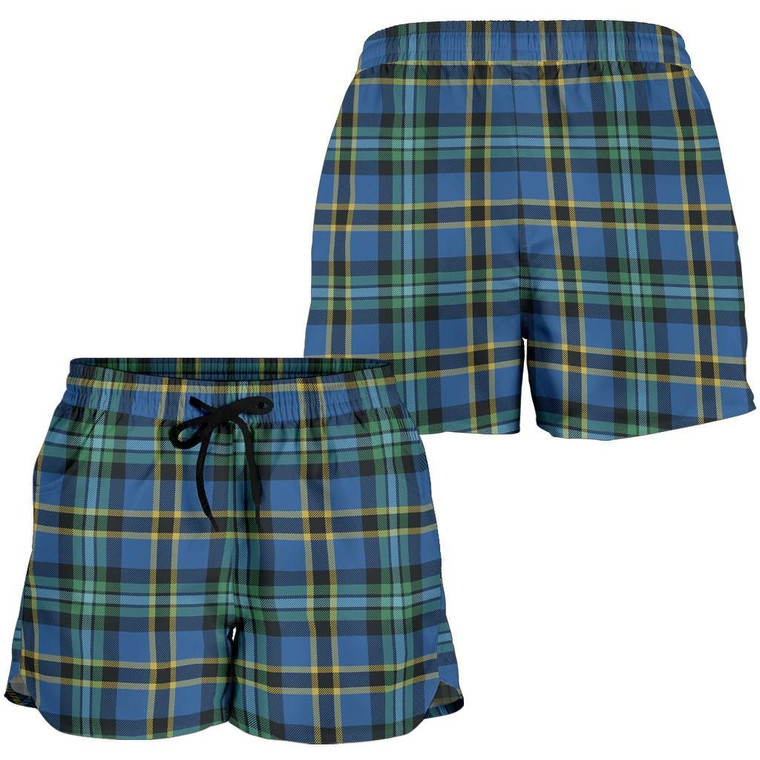 Scottish Weir Ancient Clan Tartan Women Shorts