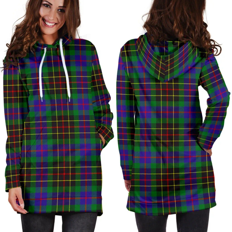 Scottish Brodie Hunting Modern Clan Tartan Hoodie Dress