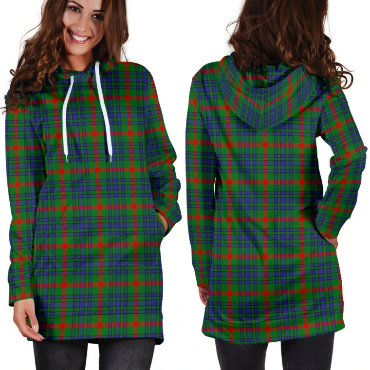Scottish Aiton Clan Tartan Hoodie Dress