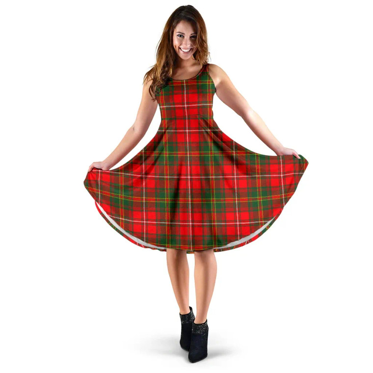 Scottish Hay Modern Clan Tartan Women Midi Dress