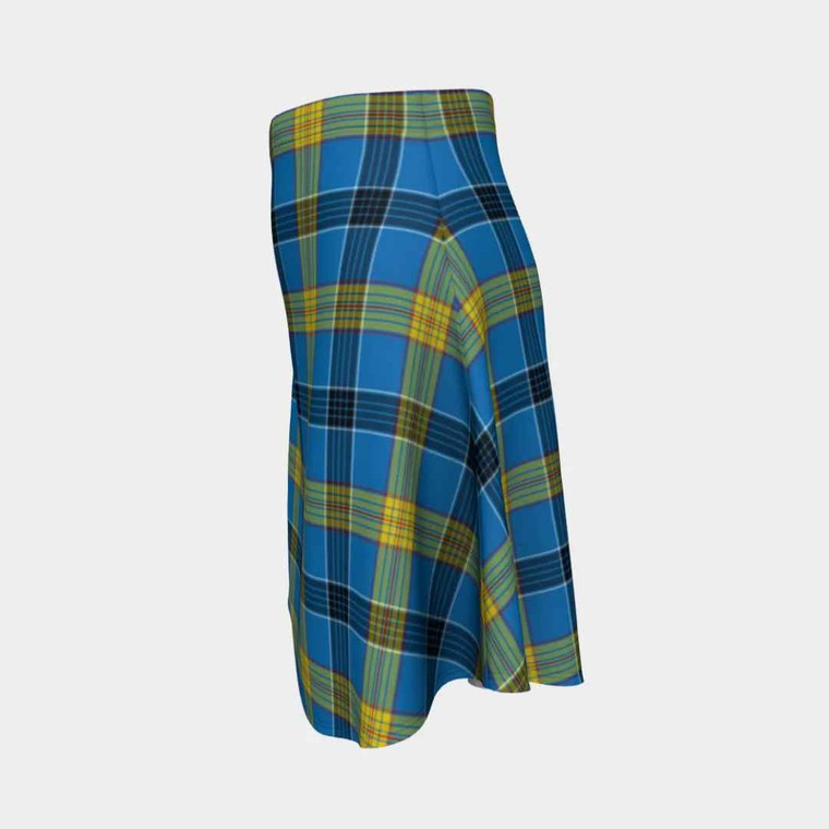 Scottish Laing Clan Tartan Flare Skirt Tartan Blether 2