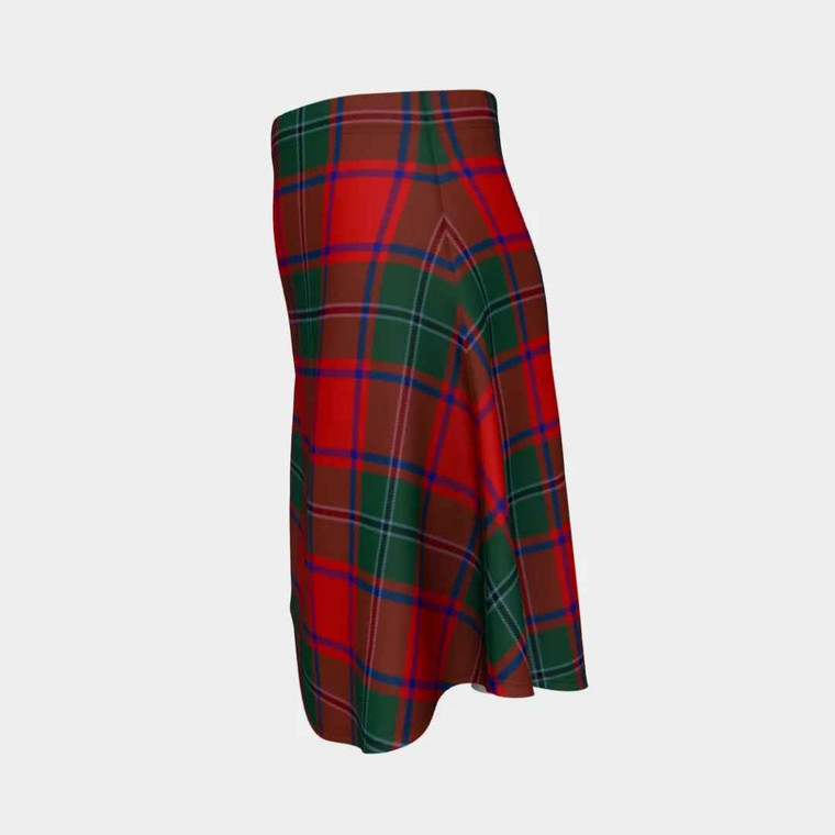 Scottish MacPhail Clan Tartan Flare Skirt Tartan Blether 2