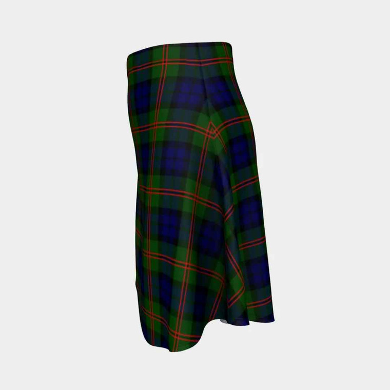 Scottish Dundas Modern 02 Clan Tartan Flare Skirt Tartan Blether 2