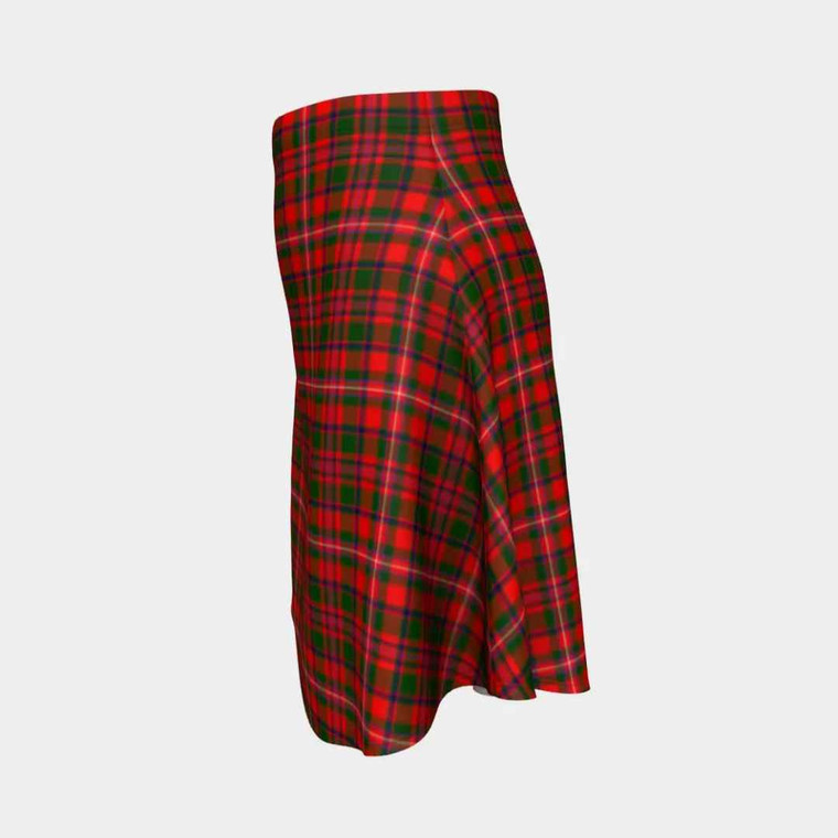 Scottish MacKinnon Modern Clan Tartan Flare Skirt Tartan Blether 2