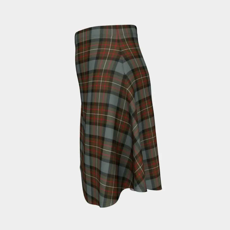 Scottish Fergusson Weathered Clan Tartan Flare Skirt Tartan Blether 2