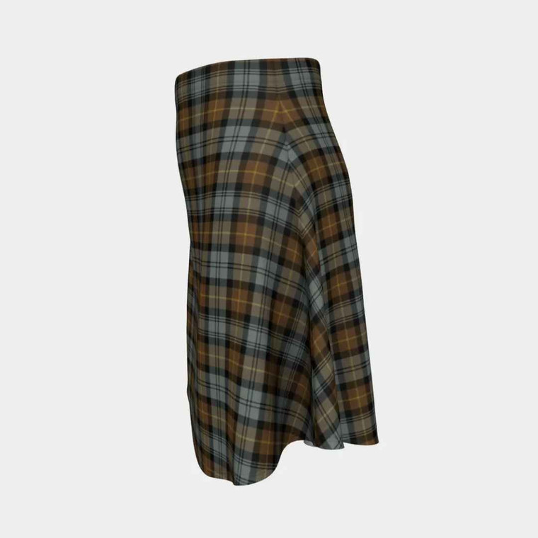 Scottish Gordon Weathered Clan Tartan Flare Skirt Tartan Blether 2