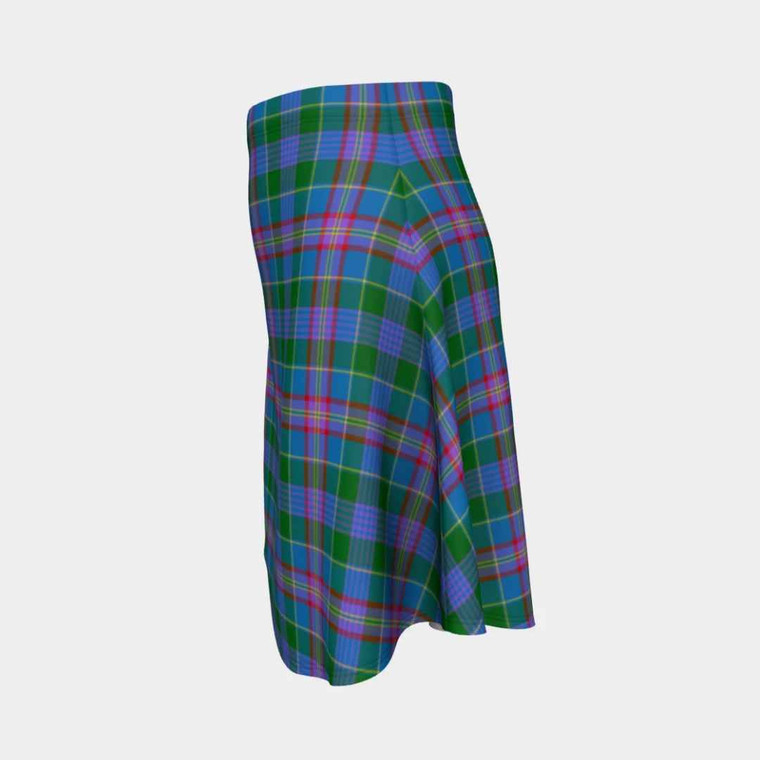 Scottish Ramsay Blue Ancient Clan Tartan Flare Skirt Tartan Blether 2