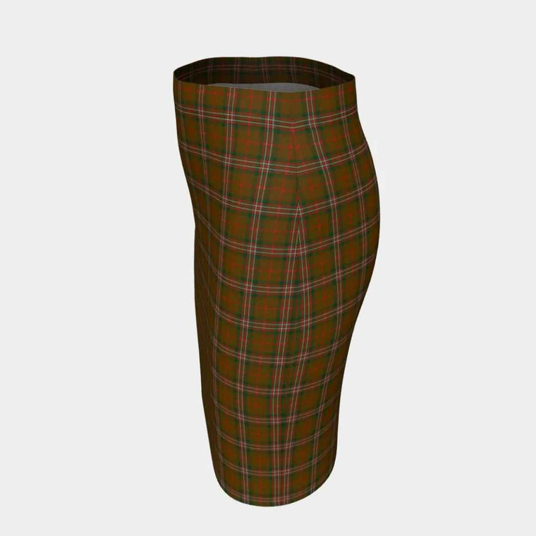 Scottish Scott Brown Modern Clan Tartan Fitted SkirtTartan Blether 2