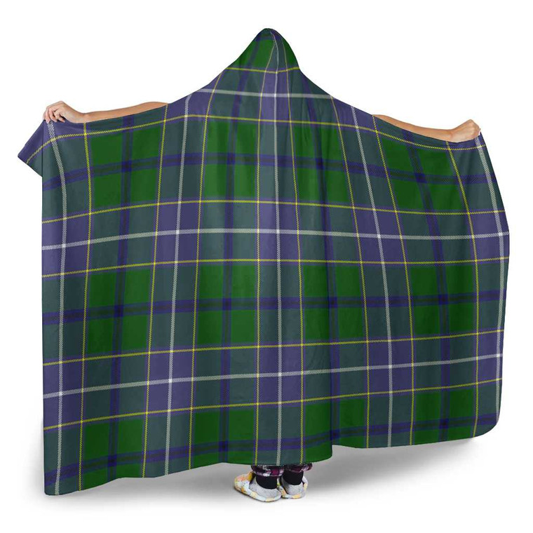 Scottish Wishart Hunting Modern Clan Tartan Hooded Blanket Tartan Blether 2