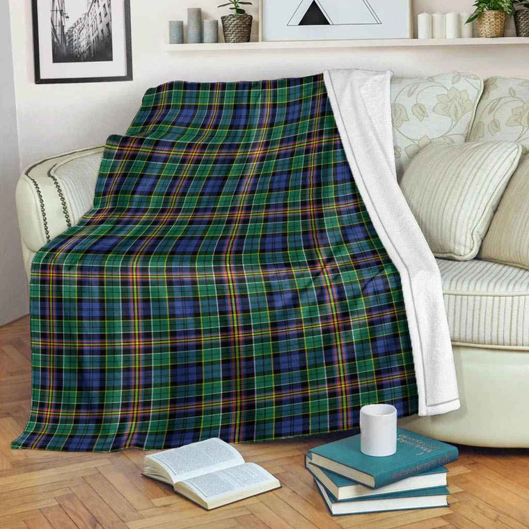 Scottish Allison Clan Tartan Blanket Tartan Blether 2