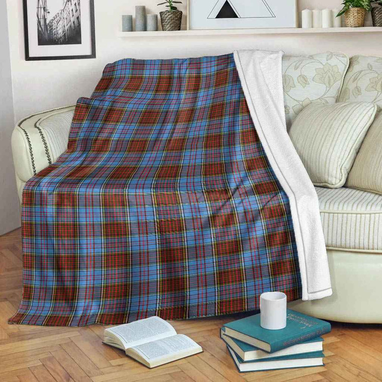 Scottish Anderson Modern Clan Tartan Blanket Tartan Blether 2