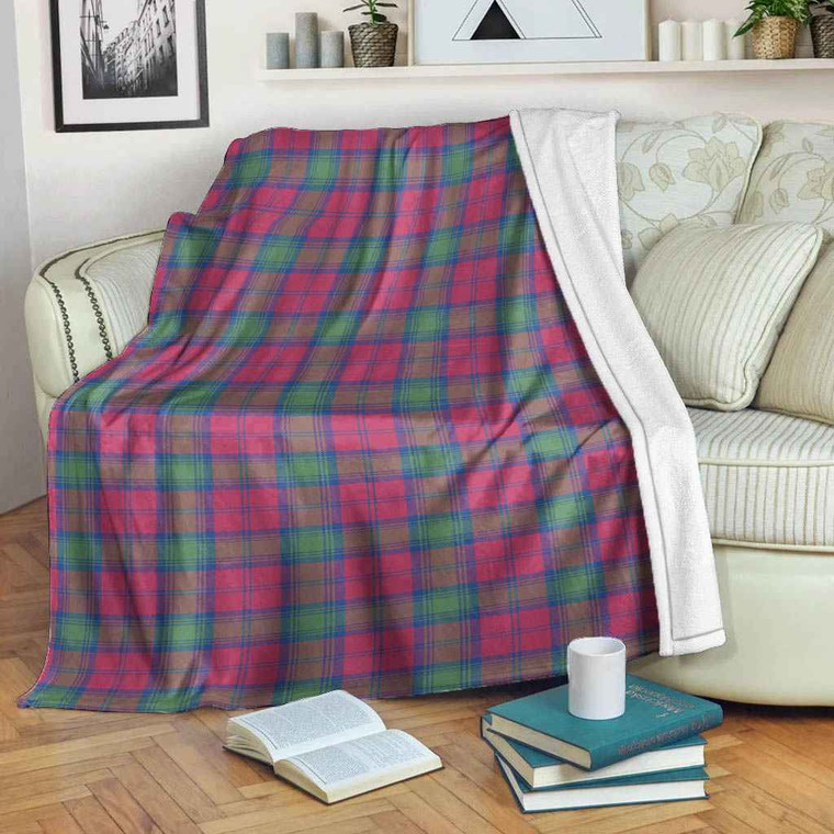 Scottish Lindsay Ancient Clan Tartan Blanket Tartan Blether 2