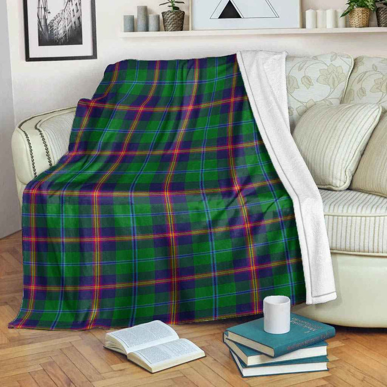 Scottish Young Modern Clan Tartan Blanket Tartan Blether 2
