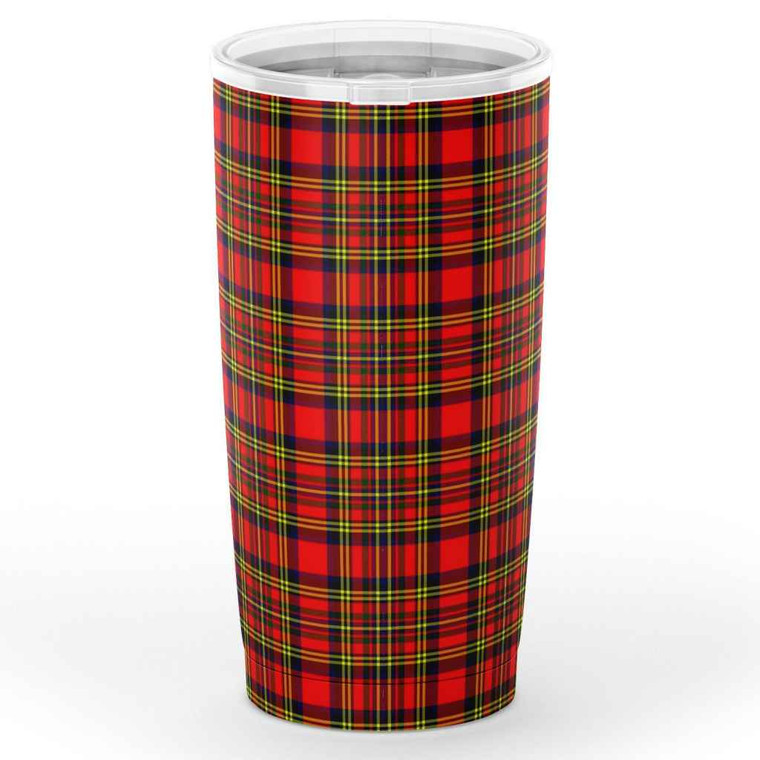 Scottish Hepburn Clan Crest Tartan Insulated Tumbler Tartan Blether 2