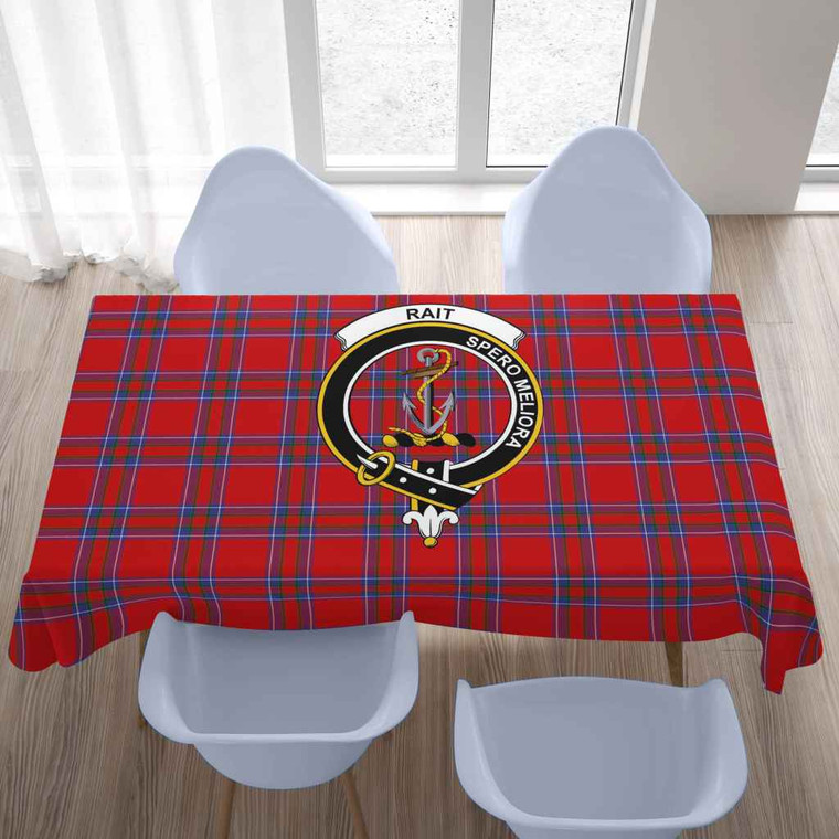 Scottish Rait Clan Crest Tartan Tablecloth Tartan Blether 2