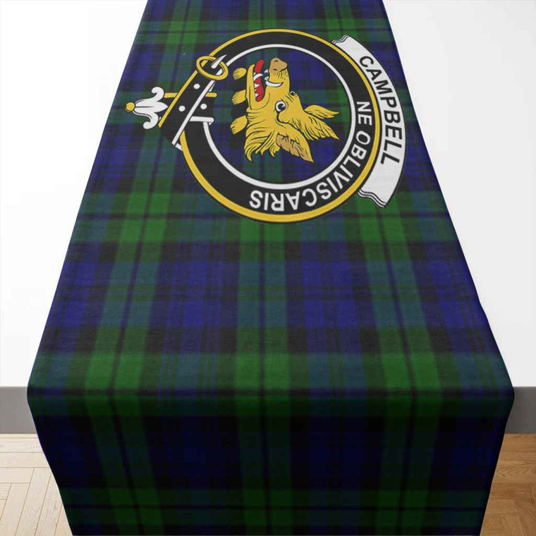 Scottish Campbell of Breadalbane Clan Crest Tartan Table Runner Tartan Blether 2