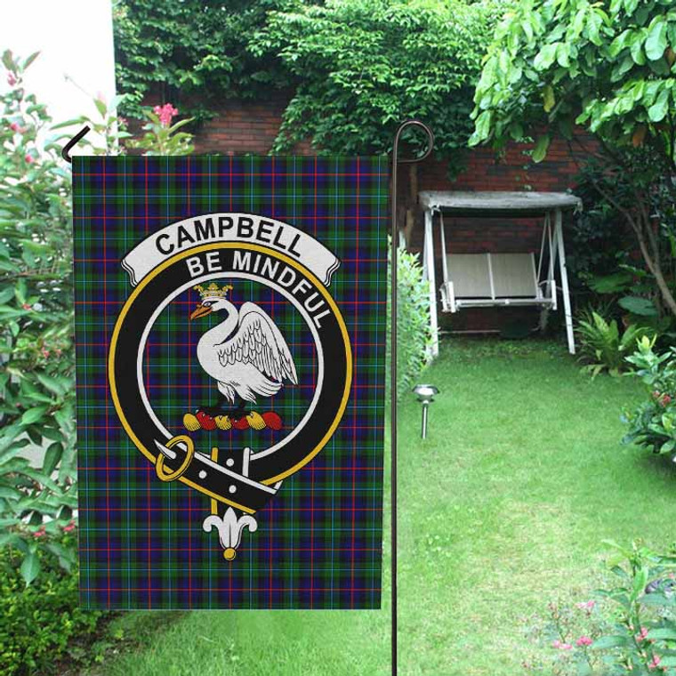 Scottish Campbell Clan Crest Tartan Garden Flag Tartan Blether 2